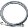 Tubo carico lavatrice 3/4ff 2,0mt con curva ghiere ottone goplas