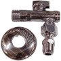 Rubinetto sottolavabo a sfera con filtro e snodo 1/2x10 eco - le