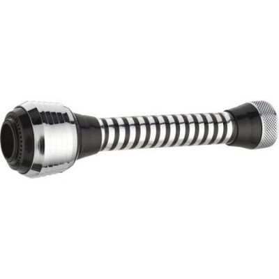 Aeratore prolungato a 2 getti at tacco m22 f24 spirale nero cromo