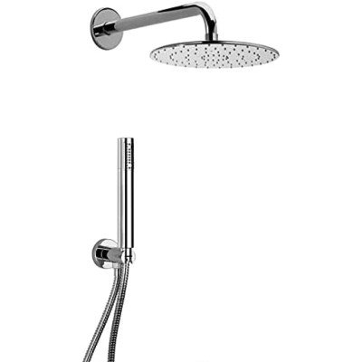 Doccia soffione+braccio+duplex 4 40 cromato paini 53cr441p4