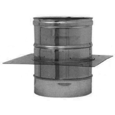 Piastra di base con tubo maschio femmina in acciaio inox per can