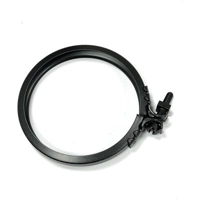 Fascetta di bloccaggio per canna fumaria in acciaio inox prevern