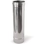 Tubo in acciaio inox per canne fumarie l 1000 mm (dn 100)