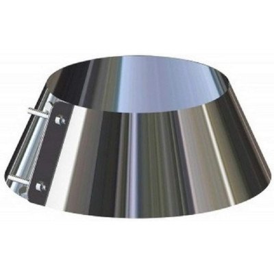 Scossalina copriforo in acciaio inox per canna fumaria (dn 900)