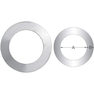 Rosone coprimuro in acciaio inox per canna fumaria (dn 260)