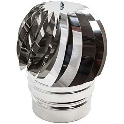 Nova italf (d150mm) comignoli girevoli, cappello eolico terminal