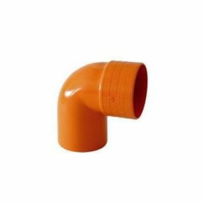 Curva pvc edilizia 90 d.100 