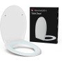 Rainsworth copriwater tavoletta wc universale, sedile wc a forma
