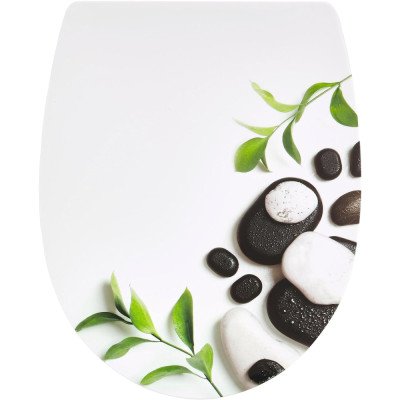 Wirquin 20722971 sedile wc marbella con freno di caduta, bianco