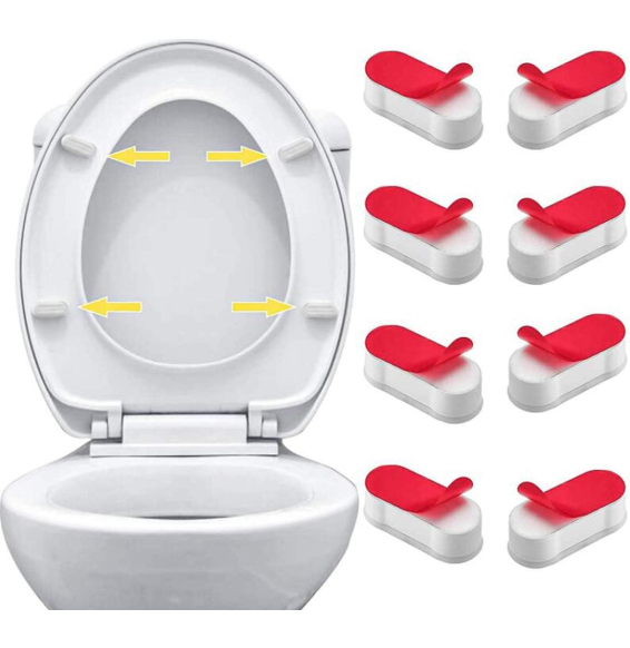 8 pezzi paraurti per sedile wc, paraurti sedile universale parau