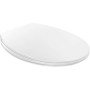 Sedile wc, o forma rotonda, honboo copriwater con paracolpi anti