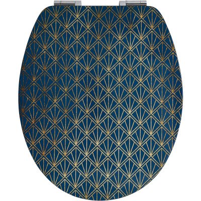 Wirquin 20722720 sedile wc diplomat, blu