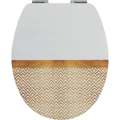 Wirquin 20722722 sedile wc diplomant con freno di caduta, bianco