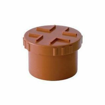 Tappo a vite pvc edilizia d.100 b07x1bxwwh