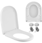 Copriwater universali u forma, sedile wc, coperchio sedile wc do