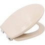 Mercury textil coperchio e sedile wc universale, chiusura morb