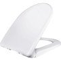 Boomersun coperchio wc premium (bianco, ovale) sedile wc antibat