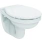 Ideal standard astor 2 wc sospes o, sedile in polipropilene, bian