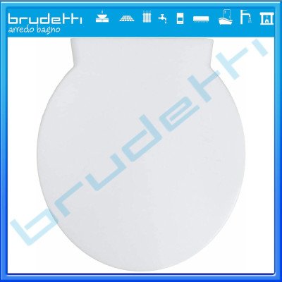 Sedile wc dolomite zelig originale 40cm copriwater termoindurent