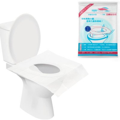 Fengchuang copriwater da 80 pezzi, per sedile wc, 8 borse da via