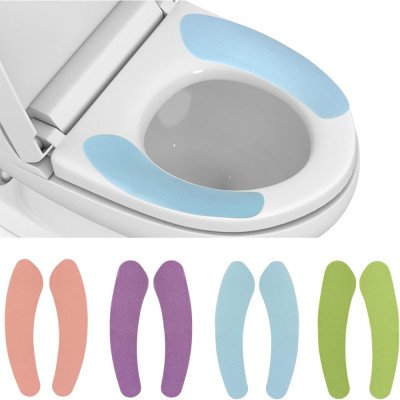 4 paia di cuscini per sedile del wc, morbidi e portatili, lavabi