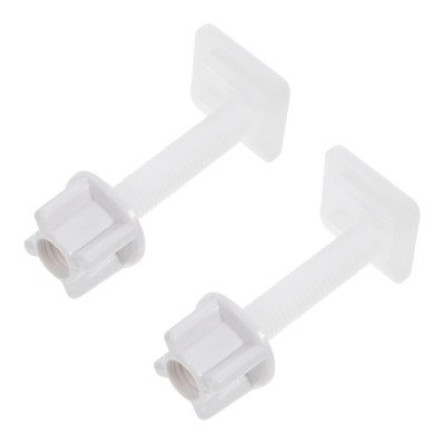 Ciyodo 4pcs coperchio del water vite di terra wc sostituzione ce