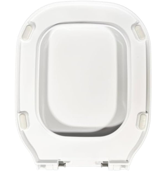 Sedile wc come originale glaze a zzurra termoindurente bianco