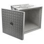 Pozzetto singolo pp 40x40 con co perchio b00yan30fu
