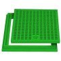Telaio con griglia top pp 55x55 verde traffic