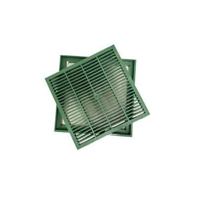Telaio con griglia top pp 55x55 verde traffic