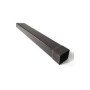 Gronda pvc color testa di moro d 080 quadra - pluviale mt  1