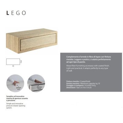 Sanitec 60018 lego grigio 