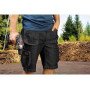 Topex 81-273-l pantaloncini cort i da lavoro denim, neri, taglia