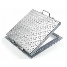 Copricistema In Acciaio Zincato 70x70 Cm - Per Vasche Interrate, Chiusura A Baionetta - Foto 7