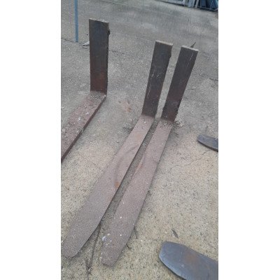Coppia forche muletto interasse 41 lunghezza 100