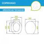 Roca laura 8013u0004 - sedile wc colore: bianco