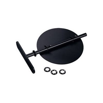 Serie arredo 20 10 nero valvola intercambiabile d.180