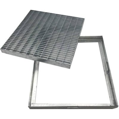 Griglia acciaio zincato con telaio 53,5x53,5