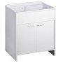 Lavatoio serie garden da 80x50 cm, kitt 9010k cr negrari