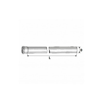 Tubo 1 bicchiere htem d.075 mm.2000