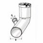 Curva wc prolungata htsbl d.110 1 attacco destro d.40 b07wvtyxc1