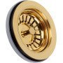 Basket senza troppo pieno vite 61mm oro lira lucido pvd lira 1945.028
