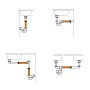 Prolunga jolly 002442 d40x250 (1 ½ ) bianca lira 8.2442.07