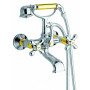 Diva s gruppo vasca esterno con duplex cromo oro b08xbb6w1y