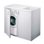 Lavatoio cop.lav.per esterni yeti, in kit, con vasca reversibile