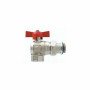 Valvola a farfalla a squadra con bocchettone m/f d.3/4  b07qzl1
