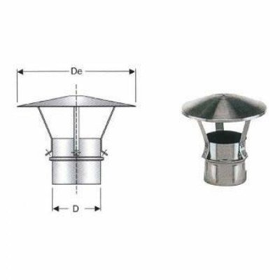 Inox mono parete aisi 316 cappel lo cinese d.250 b08x9qb3sj