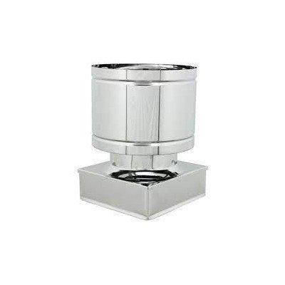 Cappello antivento inox base quadra 42x42 b07gxgx46f