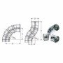 Inox mono parete aisi 316 curva girevole d.220 1