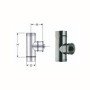 Inox mono parete aisi 316 elemen to di ispezione d.080